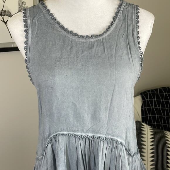 Impressions vintage washed cottagecore lagenlook dress - Picture 3 of 7